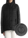 Monogram Motif Zip Up Jacket Black - BURBERRY - BALAAN 2