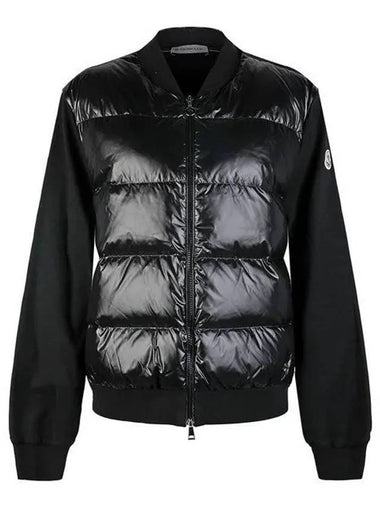 8G00029 89A2Y 999 Women s Padded Mix Jacket Black 1154669 - MONCLER - BALAAN 1