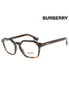 Eyewear Square Horn-rimmed Eyeglasses Dark Havana - BURBERRY - BALAAN 3