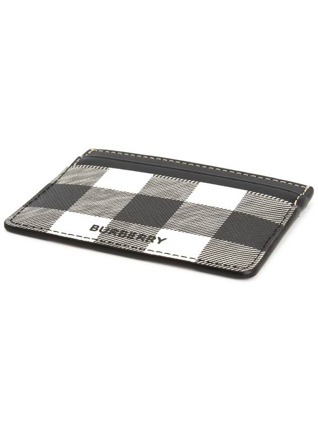 Check Logo Print Card Wallet - BURBERRY - BALAAN 4