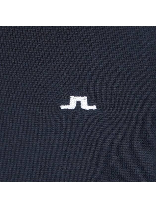 Kian Half Zip-Up Knit Top Navy - J.LINDEBERG - BALAAN 7