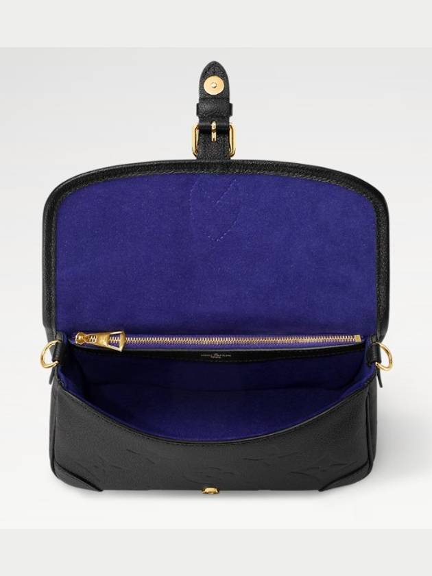 Diane Monogram Leather Shoulder Bag Black - LOUIS VUITTON - BALAAN 5