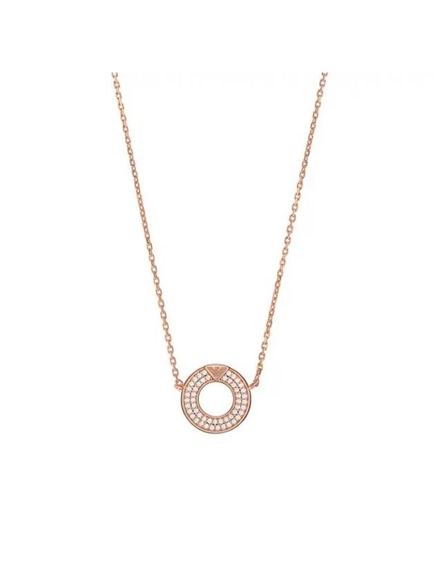 Pendant Necklace Rose Gold - EMPORIO ARMANI - BALAAN 3