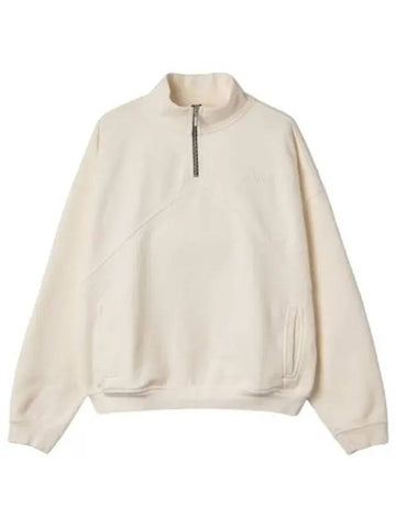 Quarter Half Zip Up Sweatshirt Vintage White - RHUDE - BALAAN 1