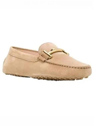 Women's Gommino Driving Shoes Beige - TOD'S - BALAAN 1