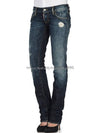 Women's Deep Blue Wrinkle Washing Slim Jeans 75LA0342 - DSQUARED2 - BALAAN 4