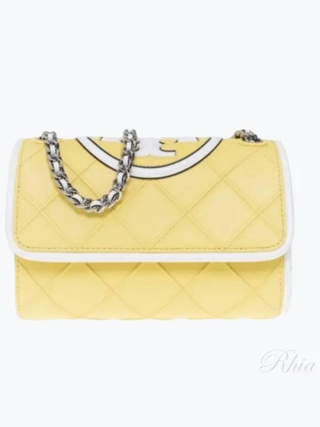 Fleming Shoulder Bag Lemon - TORY BURCH - BALAAN 2