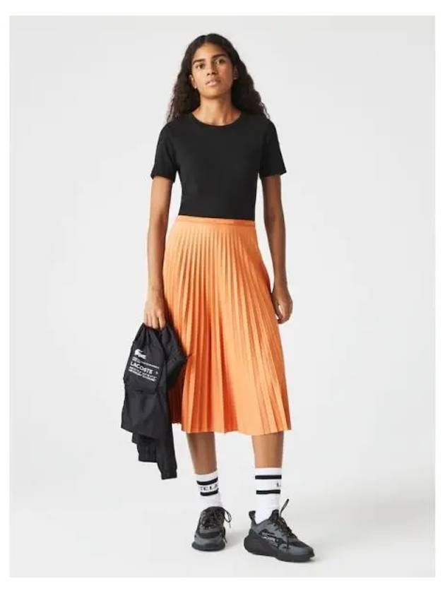 Women s Banded Pleated Long Skirt JF8050 52N WWC Domestic Product GQ2N22092040566 - LACOSTE - BALAAN 1