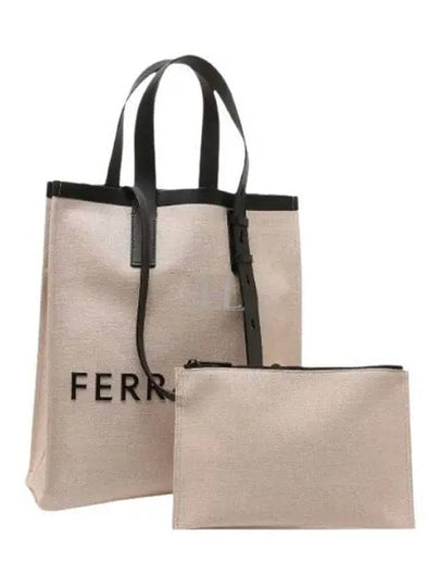 Signature Tote Bag Natural - SALVATORE FERRAGAMO - BALAAN 2