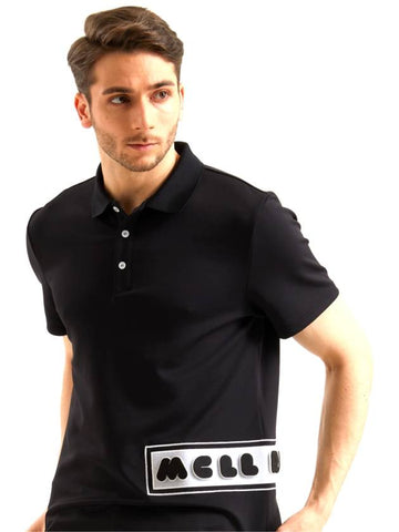 Velcro tshirt BLACK SHORT SLEEVE FOR MEN - MULLIGUN - BALAAN 1