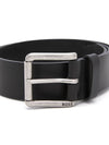 Joris Buckle Leather Belt Black - HUGO BOSS - BALAAN 6