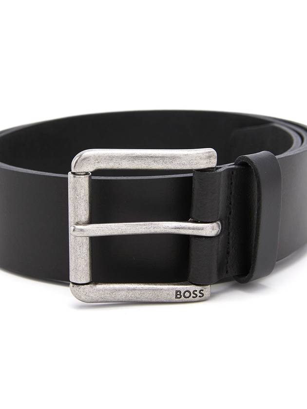 Joris Buckle Leather Belt Black - HUGO BOSS - BALAAN 6