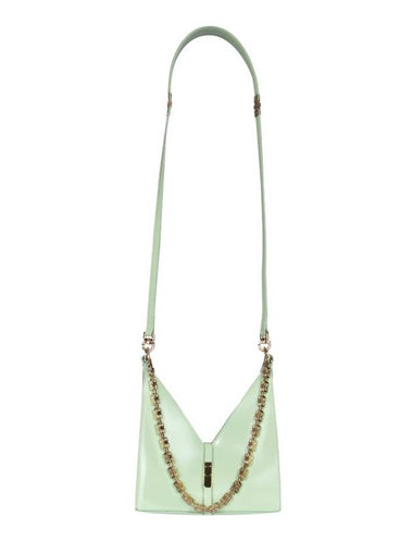 Mini Cut Out Leather Shoulder Bag Green - GIVENCHY - BALAAN 1