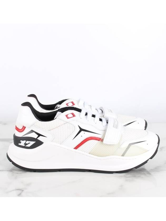 Men s Logo Velcro Sneakers White 42 270 - BURBERRY - BALAAN 7