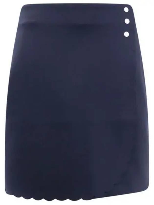 Women's Anna Mini H-Line Skirt Navy - J.LINDEBERG - BALAAN 2