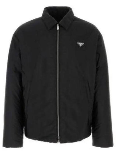 Re nylon zip up jacket black - PRADA - BALAAN 2