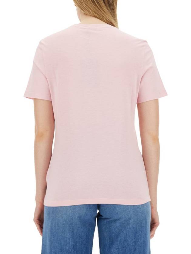 Long Sleeve T-Shirt 1014273 1A09120 2P450 ROSA E BIANCO - VERSACE - BALAAN 4