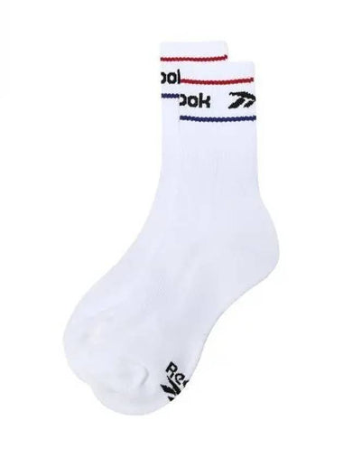 Color Logo Crew Socks White - REEBOK - BALAAN 1