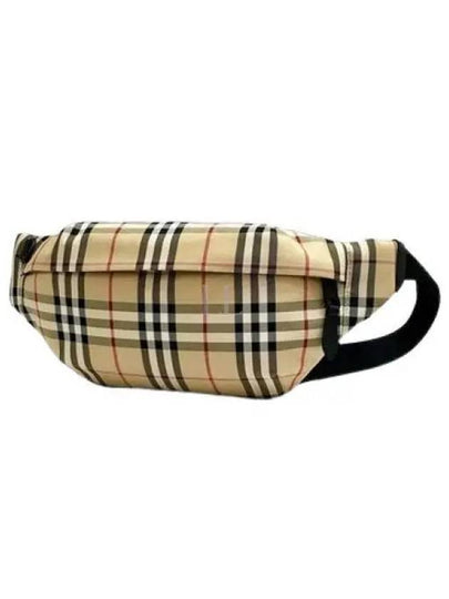 Vintage Check Nylon Belt Bag Beige - BURBERRY - BALAAN 2