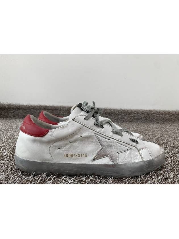 Men s Metallic Silver Red Tab Low Top 40 250 - GOLDEN GOOSE - BALAAN 7