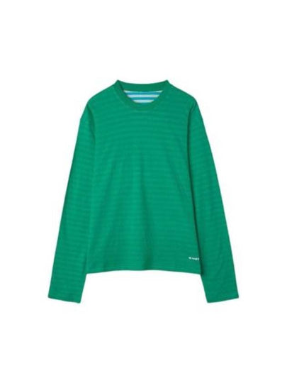 Reversible Stripe Long Sleeve T-Shirt Green - SUNNEI - BALAAN 2