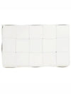 Cassette Intrecciato Small Cross Bag White - BOTTEGA VENETA - BALAAN 2