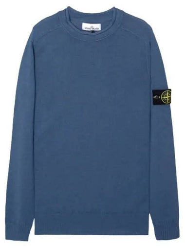 badge crew neck knit - STONE ISLAND - BALAAN 1