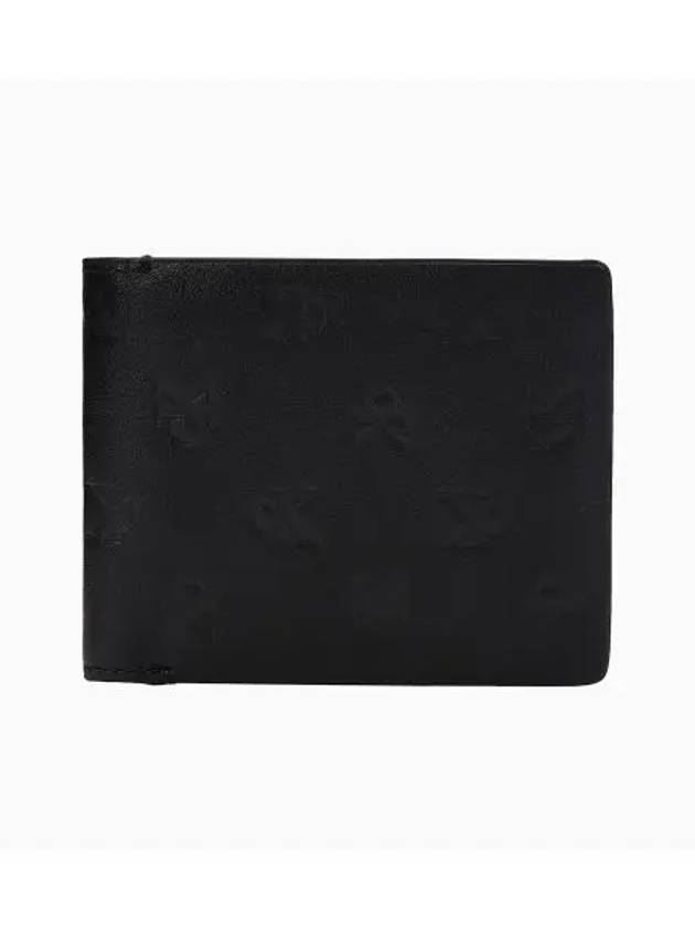 JEANS Men s Black AOP Emboss Billfold HP2213 UB1 - CALVIN KLEIN - BALAAN 1