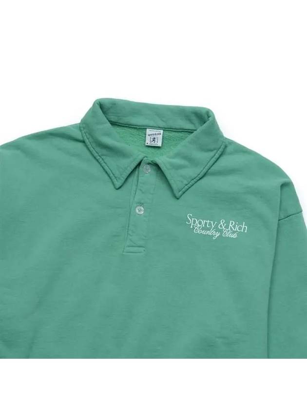 Polo T-Shirt PO841VE VERDEWHITE - SPORTY & RICH - BALAAN 4