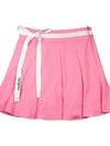 POINT RIBBON Tail Flare Skirt PINK - MONBIRDIE GOLF - BALAAN 2