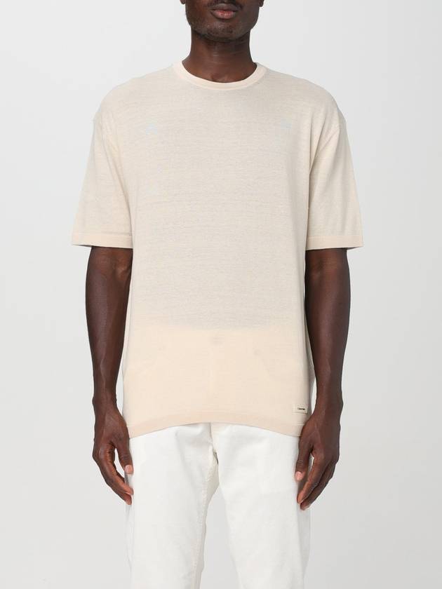 T-shirt Calvin Klein in cotone organico e seta - CALVIN KLEIN - BALAAN 1