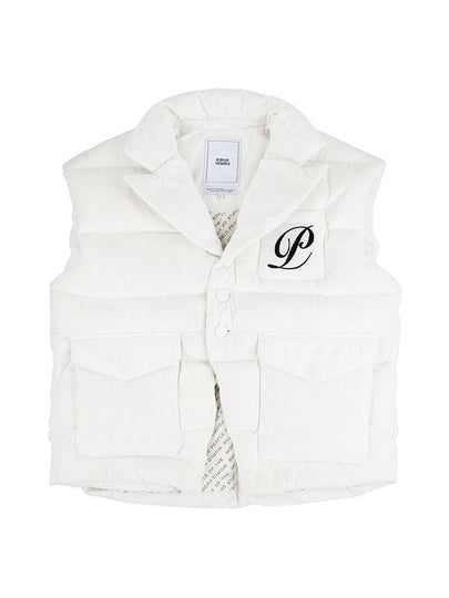 Goose Down Padding Vest White - PEOPLE OF THE WORLD - BALAAN 2