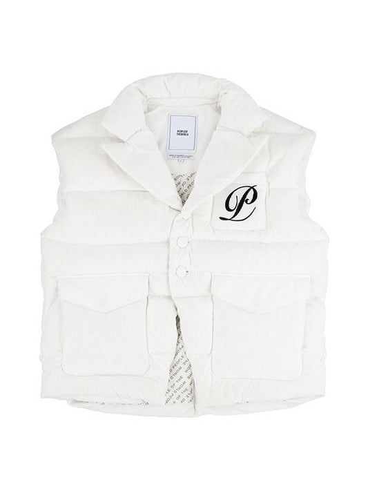 Unisex Goose Down Padding Vest White - PEOPLE OF THE WORLD - BALAAN 2