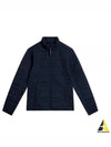 Marble Quilted Zip-Up Jacket Navy - J.LINDEBERG - BALAAN 2