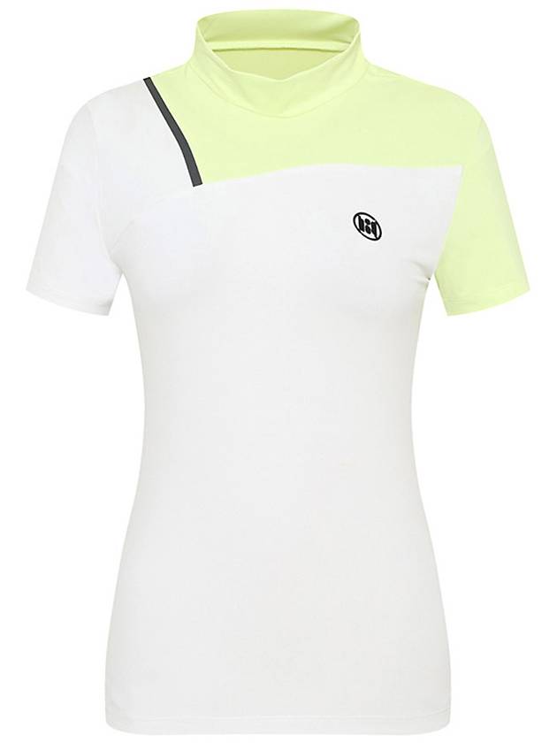 color blocking sporty high neck t-shirtHD2WTS014 - HOLIC&PLAY - BALAAN 5