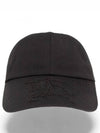 Equestrian Knight Patch Base Ball Cap Black - BURBERRY - BALAAN 3