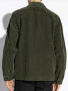 Wappen Patch Corduroy Cotton Jacket Green - STONE ISLAND - BALAAN 4