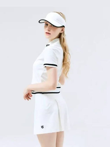 Golf Women s Backpleated Culottes Skirt White - HENRY STUART - BALAAN 1