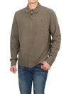 Staten Men's Collar Knit MK130X SPLINTER BROWN - ALLSAINTS - BALAAN 4