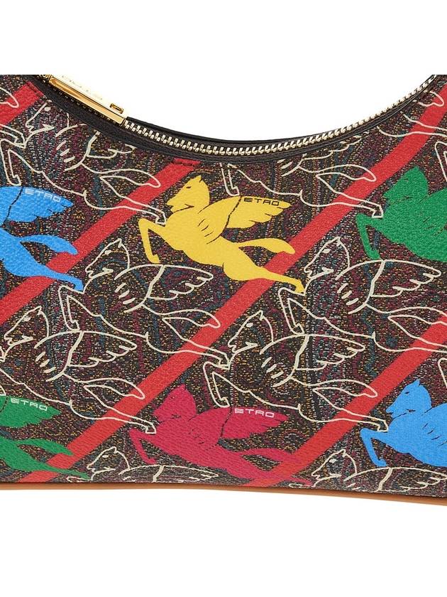 Stampa Pegasus Shoulder Bag Brown - ETRO - BALAAN 8