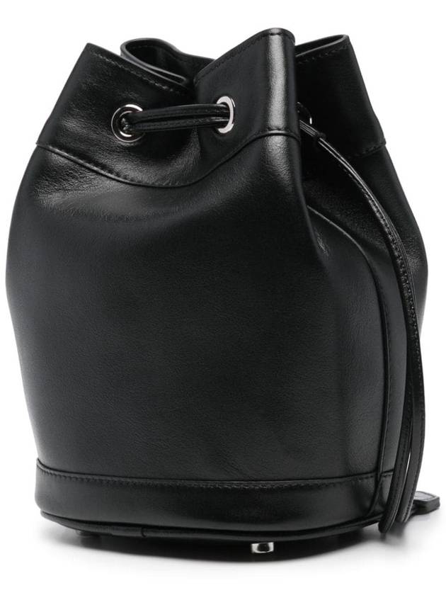 Très Vivier Leather Bucket Bag Black - ROGER VIVIER - BALAAN 6