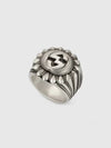 Interlocking G Engraved Ring Silver - GUCCI - BALAAN 7