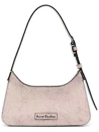 Platt Micro Leather Shoulder Bag Pink - ACNE STUDIOS - BALAAN 1