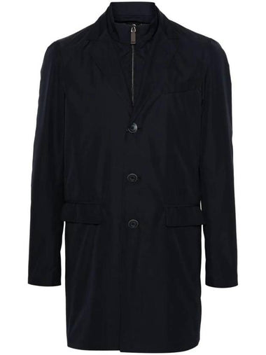 Layered Shell Single Coat Navy - HERNO - BALAAN 1