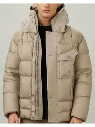 Sniper Combo Down Jacket Beige - TEN C - BALAAN 2