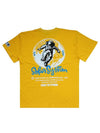 Astronaut Printing Overfit Short Sleeve T-Shirt Yellow - CODE I'M - BALAAN 1