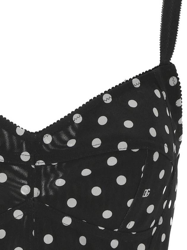 Polka dot corset top F7T18TFSUBG - DOLCE&GABBANA - BALAAN 3