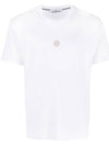 Chest Logo Print Short Sleeve T-Shirt White - STONE ISLAND - BALAAN 1