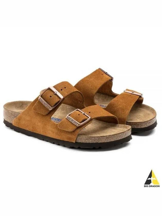 Arizona SFB Suede Slippers Mink - BIRKENSTOCK - BALAAN 2