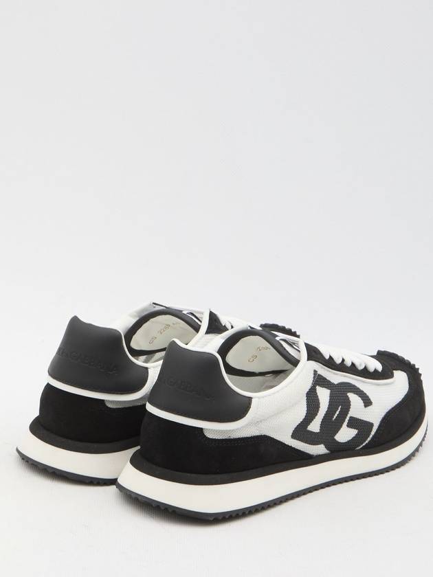 DG Logo Cushion Low Top Sneakers White Black - DOLCE&GABBANA - BALAAN 4